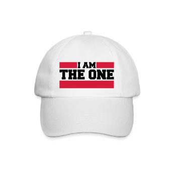 i_am_the_one - Baseball Cap - white/white - Front