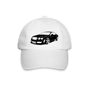 Bentley Continental GT - Baseballkappe - Weiß/Weiß - Vorne