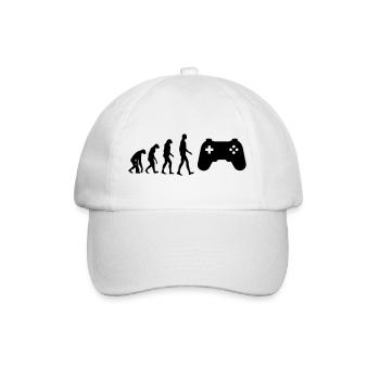 Gamer / Gaming - Casquette classique - blanc/blanc - Devant