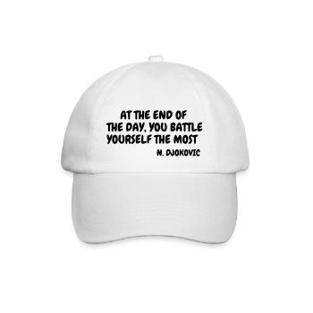 Tennis - Sport - Racket - Tennis Player - Tenis - Casquette classique - blanc/blanc - Devant