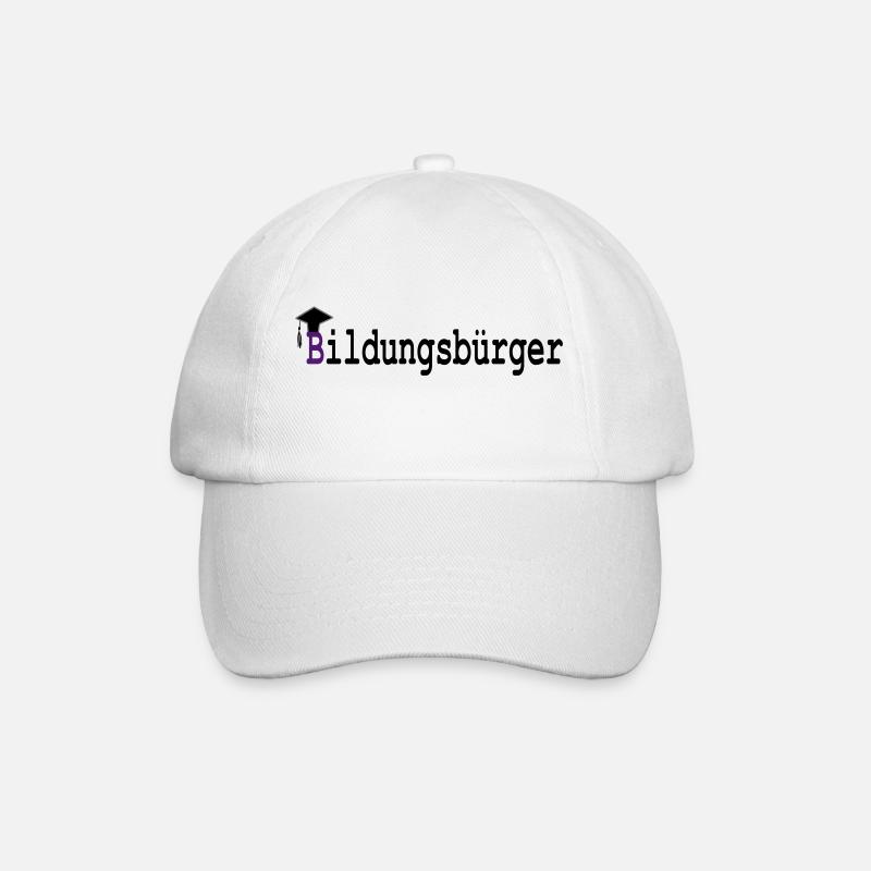 Education Buerger - Baseball Cap - white/white