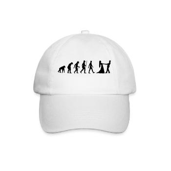 Évolution couple danse couple danse classique valse singe - Casquette classique - blanc/blanc - Devant