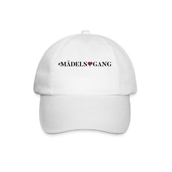 maedels gang herzchen - Baseballkappe - Weiß/Weiß - Vorne