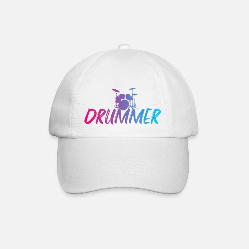 Drummer - Casquette classique - blanc/blanc
