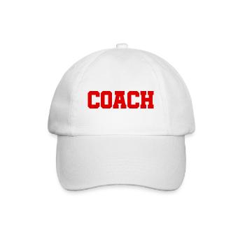 Coach - The best Coach - Le meilleur entraîneur - Casquette classique - blanc/blanc - Devant