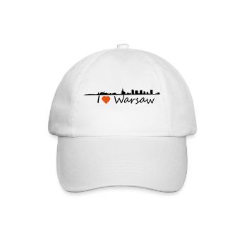 J'adore Varsovie - Casquette classique - blanc/blanc - Devant