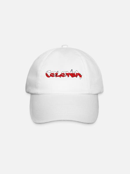 "Colonia" Rot-Weiss [MARSNEVENEKSK] - Baseballkappe - Weiß/Weiß