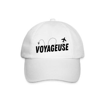Reisender - Baseballkappe - Weiß/Weiß - Vorne