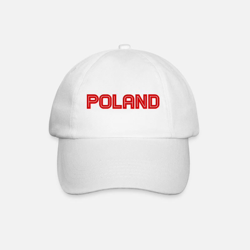 Pologne - Polska - Pologne - Varsovie - Polonais - Casquette classique - blanc/blanc