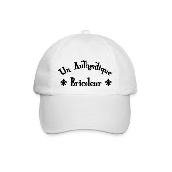 Un Authentique Bricoleur - Casquette classique - blanc/blanc - Devant