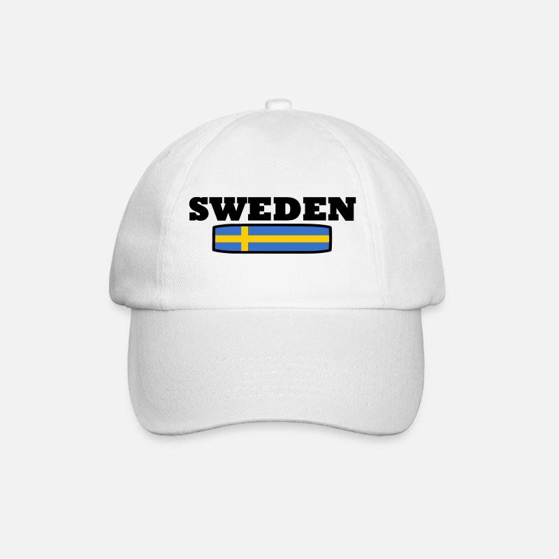 SCHWEDEN - Baseballkappe - Weiß/Weiß