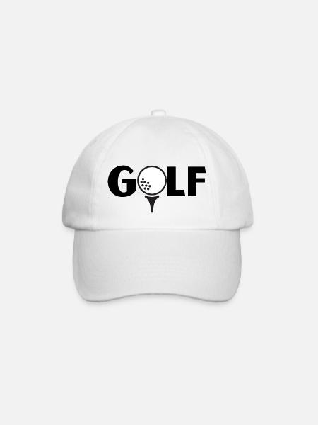 Golf - Baseballkappe - Weiß/Weiß