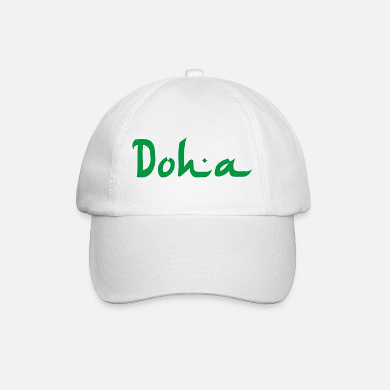 DOHA - Casquette classique - blanc/blanc