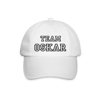 TEAM OSKAR Nom du chien Mâle TeamTricot - Casquette classique - blanc/blanc - Devant