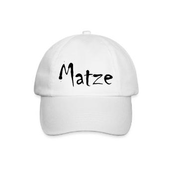 matze - Baseballkappe - Weiß/Weiß - Vorne