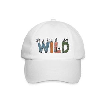 Wilde Natur - Baseballkappe - Weiß/Weiß - Vorne