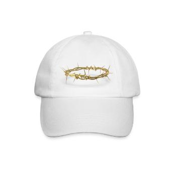 Ornement 3D Gold King - sainteté - fil de fer barbelé - Casquette classique - blanc/blanc - Devant