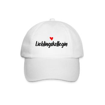 Lieblingskollegin - Baseballkappe - Weiß/Weiß - Vorne