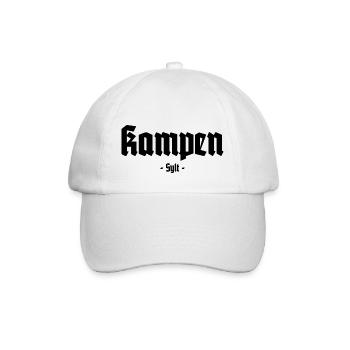 Kampen - Sylt - Nordsee - Insel - Urlaub - Strand - Baseballkappe - Weiß/Weiß - Vorne