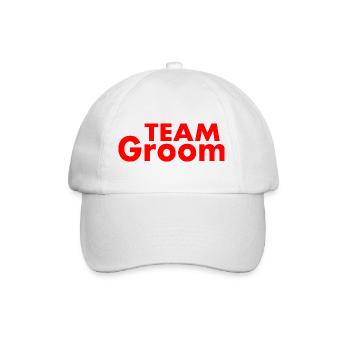 Team groom - Casquette classique - blanc/blanc - Devant