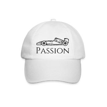 Formula Racing passion - Baseballkappe - Weiß/Weiß - Vorne