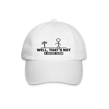 BAD - Eh bien, ce n’est pas bon signe - Casquette classique - blanc/blanc - Devant