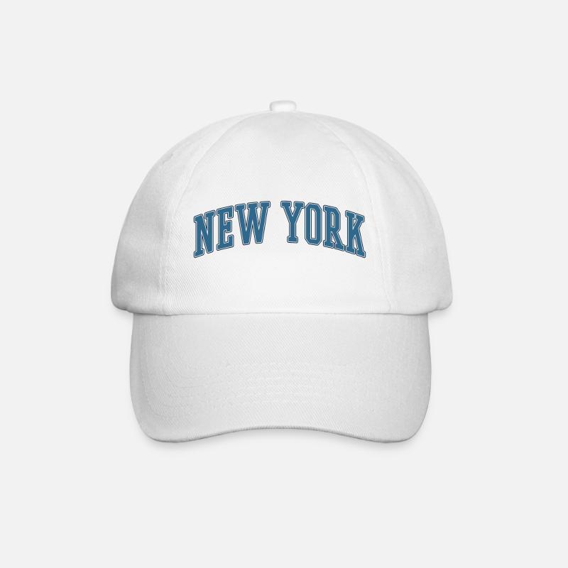 Lettrage de l’arc de New York - Casquette classique - blanc/blanc