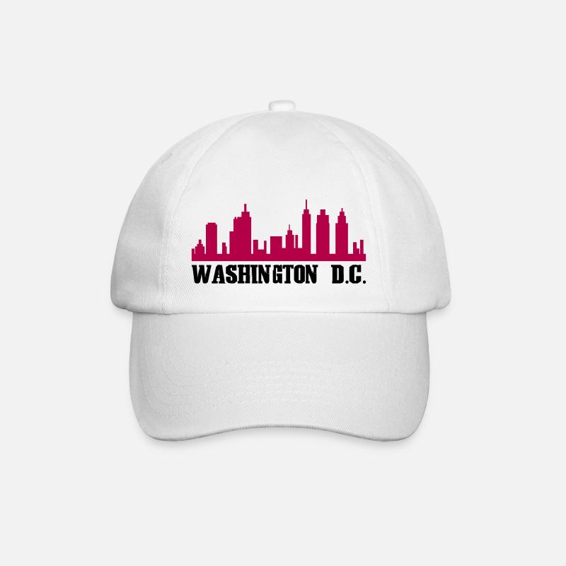 Washington D.C. - Casquette classique - blanc/blanc