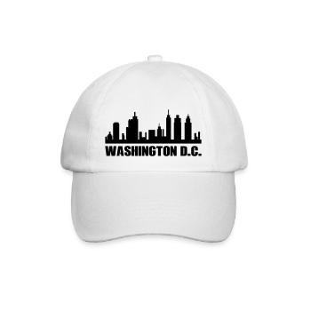 Washington D.C. - Baseballkappe - Weiß/Weiß - Vorne