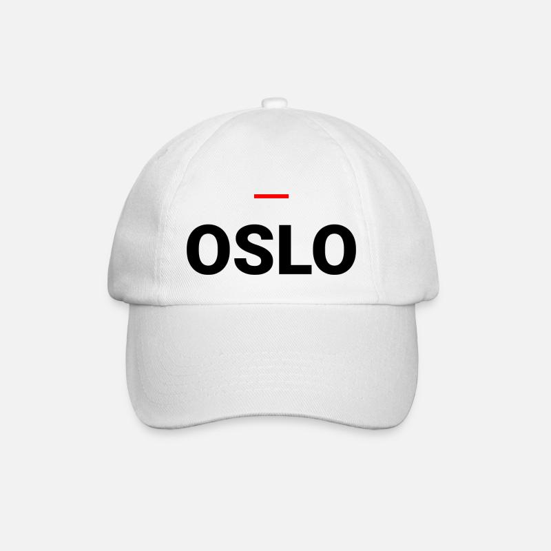 OSLO - Casquette classique - blanc/blanc