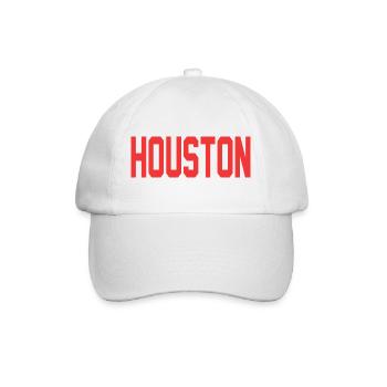 Houston Design - Baseballkappe - Weiß/Weiß - Vorne