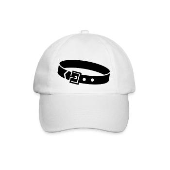 Hund Dog - Baseballkappe - Weiß/Weiß - Vorne
