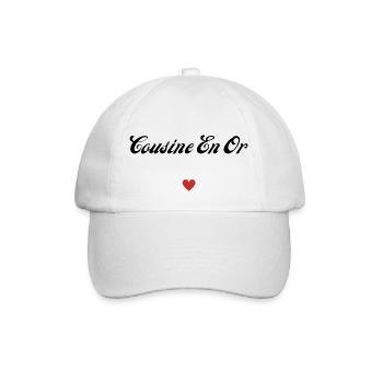 cousine en or - Casquette classique - blanc/blanc - Devant