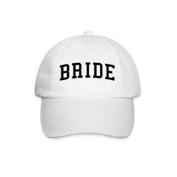 Fiançailles de mariage assorties à la mariée Mariage - Casquette classique - blanc/blanc - Devant