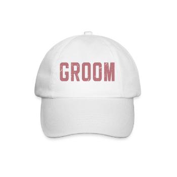 Groom Cool Matching Couple Wedding Party Mariage - Casquette classique - blanc/blanc - Devant