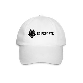 G2 Esports Logo Noir Petit - Casquette classique - blanc/blanc - Devant