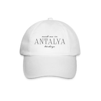 Rencontrez-moi à Antalya - Turquie - Casquette classique - blanc/blanc - Devant