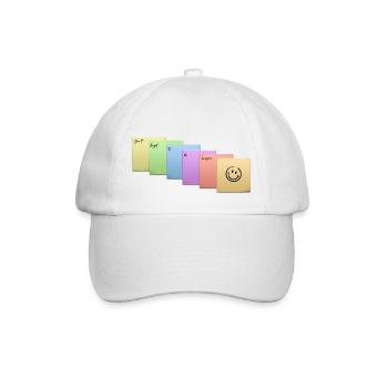 Awesome - Baseballkappe - Weiß/Weiß - Vorne