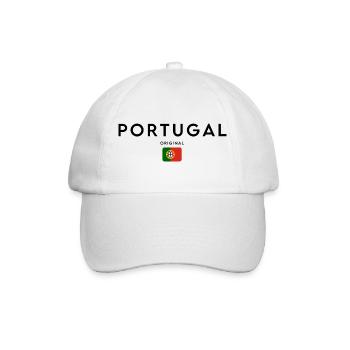 Flagge Portugals - Baseballkappe - Weiß/Weiß - Vorne