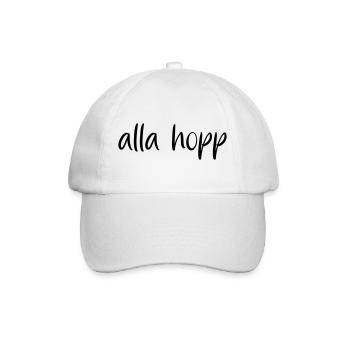 alla hopp - Baseballkappe - Weiß/Weiß - Vorne