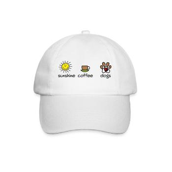 Des designs amusants pour les amoureux des chiens - Casquette classique - blanc/blanc - Devant
