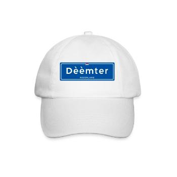 Dèèmter (Deventer) place name sign - Baseball Cap - white/white - Front