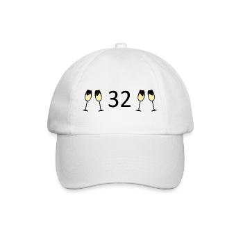 32nd Birthday 32 Years Anniversary 32 Years Zah 32 - Baseball Cap - white/white - Front
