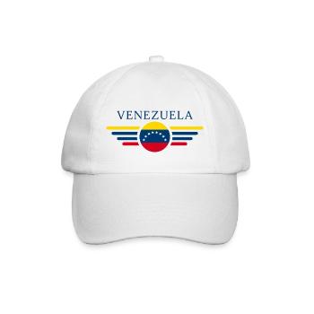 Venezuela Style Design T-Shirt - Casquette classique - blanc/blanc - Devant