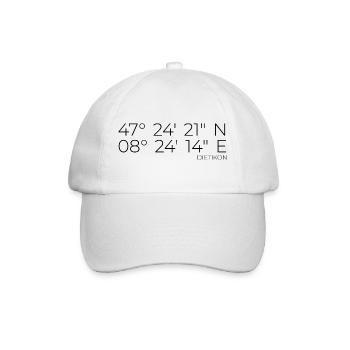 Coordonnées Dietikon Zurich - Casquette classique - blanc/blanc - Devant