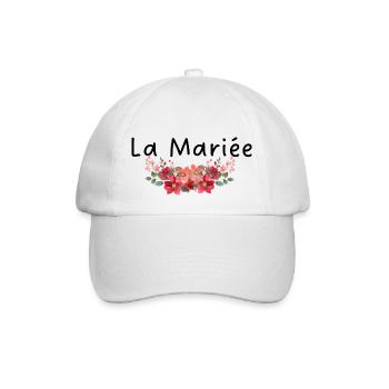 The Bride Flowers - Baseball Cap - white/white - Front