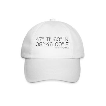 Coordonnées Pfäffikon SZ Zurich - Casquette classique - blanc/blanc - Devant