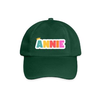 Annie! Personnalisable - Casquette classique - vert bouteille - Devant