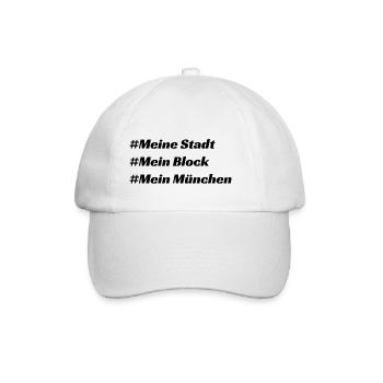 München - Baseballkappe - Weiß/Weiß - Vorne