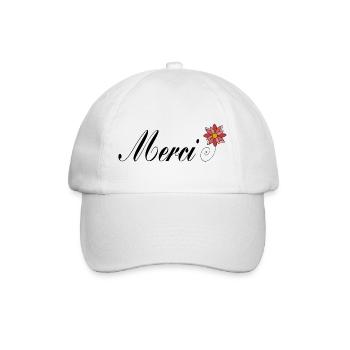 MERCI. MAÎTRESSE. MAÎTRE. MERCI MAÎTRESSE - Casquette classique - blanc/blanc - Devant